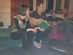 Getting together as a family often involves a bit of singing